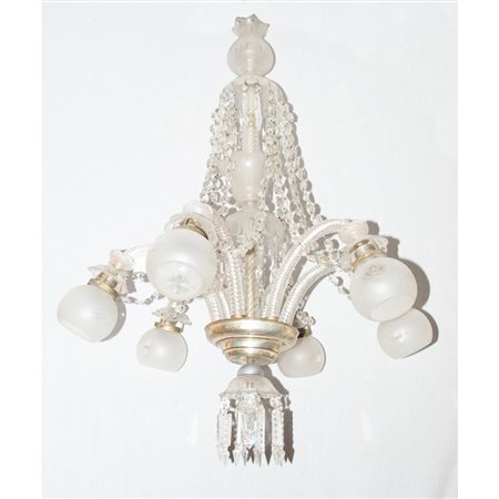 MANIFATTURA ITALIANA DELLA FINE DEL XIX SECOLO, Lampadario