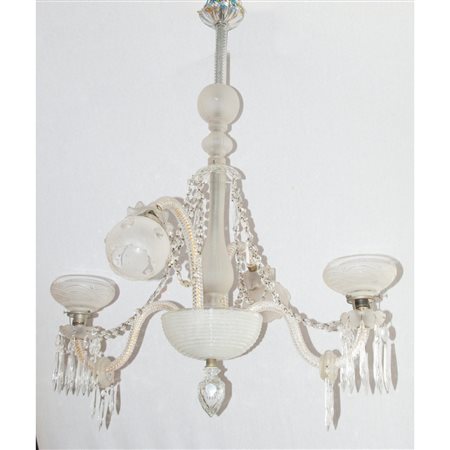 MANIFATTURA ITALIANA DELLA FINE DEL XIX SECOLO, Lampadario