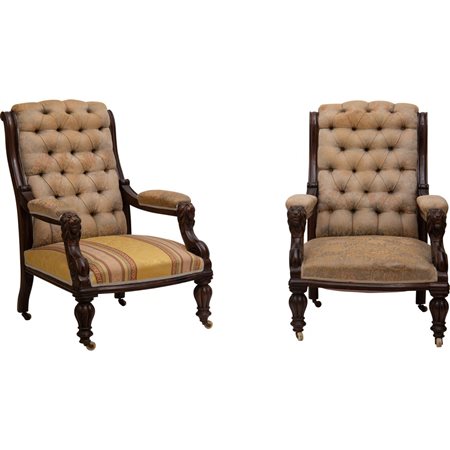 COPPIA DI POLTRONE Vittoriane