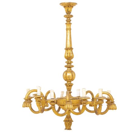 MANIFATTURA SICILIANA DEI PRIMI DEL '900, Lampadario