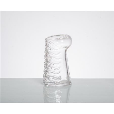 PRODUZIONE ITALIANA 1970 ca., Vaso in vetro