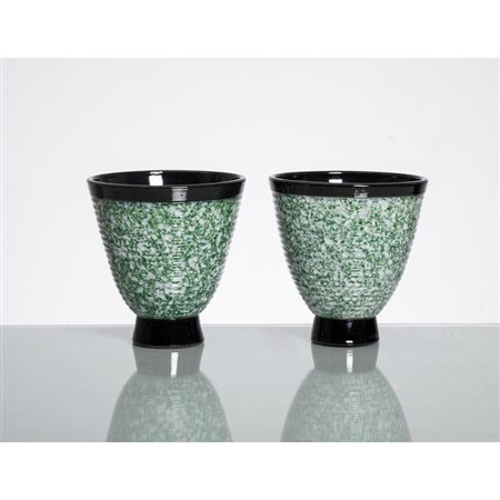 CERAMISTA EUROPEO, Coppia di vasi