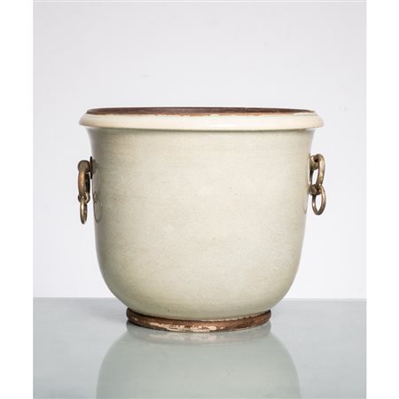 PRODUZIONE ITALIANA 1930 ca., Un cachepot in ceramica