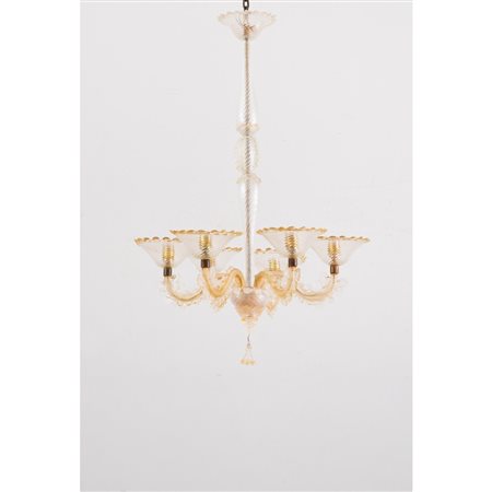 BAROVIER E TOSO, Lampada a sospensione