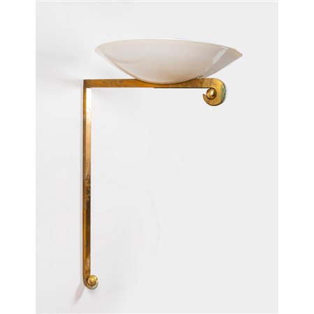 PRODUZIONE ARTIGIANALE FRANCESE, 1940 ca., Lampada da parete