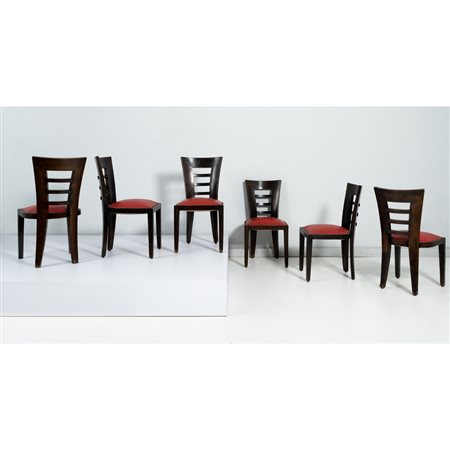 PRODUZIONE ITALIANA 1940 ca., Otto sedie