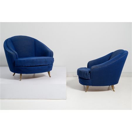 GIO PONTI, Coppia di poltrone