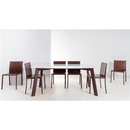 CALLIGARIS, Tavolo e sei sedie