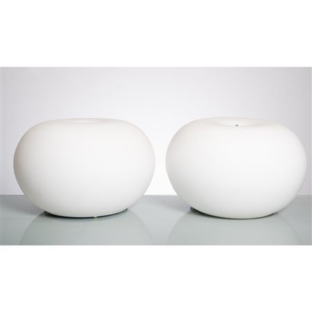 PRODUZIONE ITALIANA 1990 ca., Coppia di lampade da tavolo