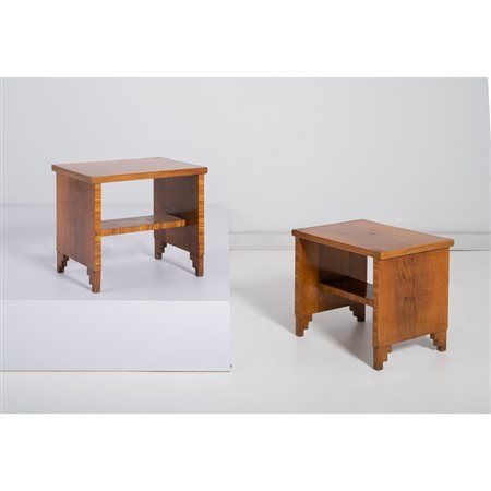 PRODUZIONE ITALIANA 1930 ca., Due tavoli bassi Art Decò