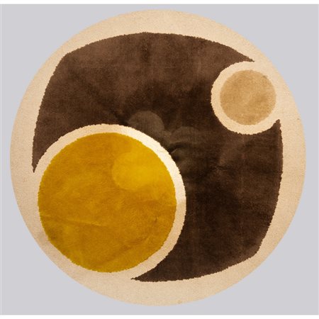 VERNER PANTON (Attr.le), Tappeto circolare