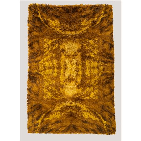 VERNER PANTON (Attr.le), Grande tappetto in lana