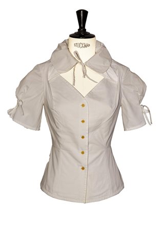 Vivienne Westwood Red Label ANDREAS SHIRT Description: White cotton poplin...