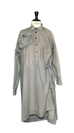 Vivienne Westwood SQUIGGLE DRESS Description: Asymmetrical shirt dress with...
