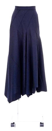Vivienne Westwood BIAS CUT LONG SKIRT Description: Bias cut long navy skirt...