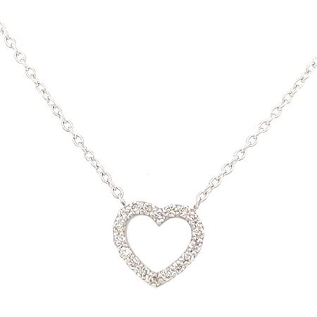 GIROCOLLO IN ORO CON DIAMANTE 0.17 CT F/VS - A1623