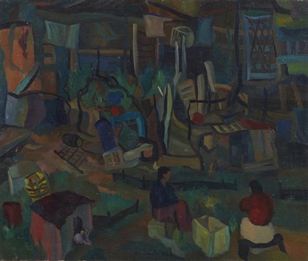 OMICCIOLI  GIOVANNI (1901 - 1975) - Orto n°47. .