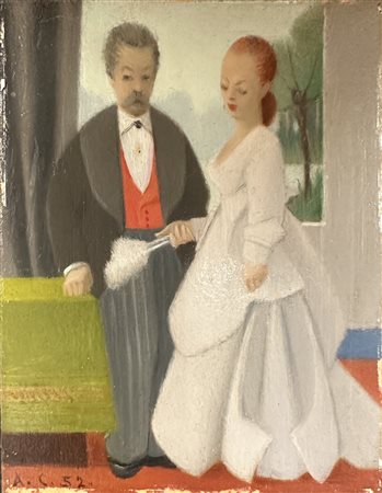 CALDERARA ANTONIO (1903 - 1978) - Gli sposi.