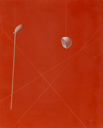 BUENO ANTONIO (1918 - 1985) - Pipa e guscio d'uovo. .