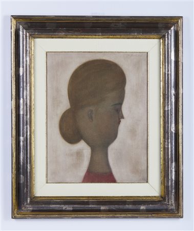 BUENO ANTONIO (1918 - 1985) - Profilo di ragazza. .