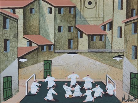 PROIETTI NORBERTO (1927 - 2009) - A pallone.