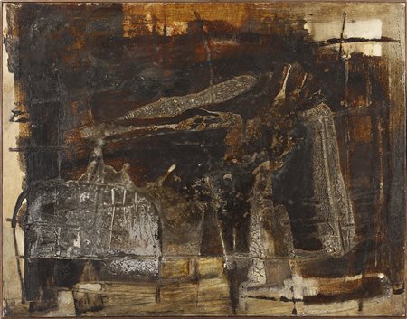 DE GREGORIO GIUSEPPE (1920 - 2007) - Natura morta sulla spiaggia.