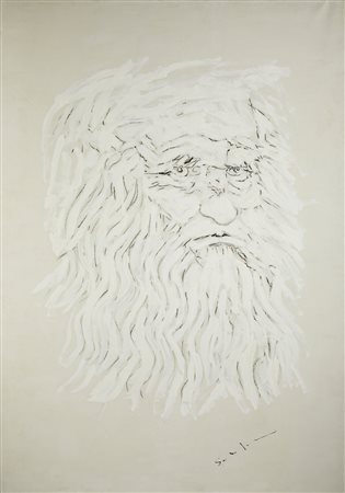 SCHIFANO MARIO (1934 - 1998) - Senza titolo (Leonardo).