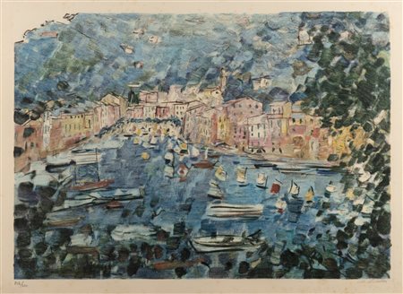 Michele Cascella (1892-1989)  - Portofino