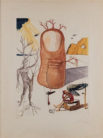 Salvador Dalì (Figueres 1904-1989)  - Senza titolo , 1976