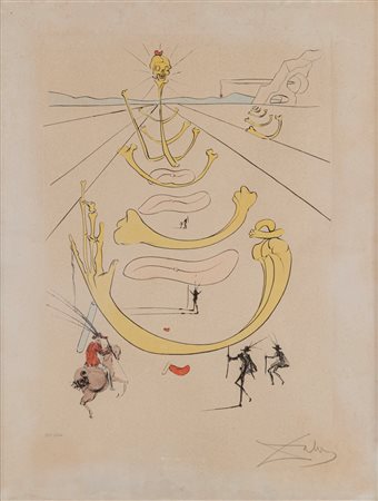 Salvador Dalì (Figueres 1904-1989)  - Senza titolo