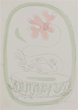 Lucio Fontana (Rosario 1899-Varese 1968)  - Senza titolo, 1959-60