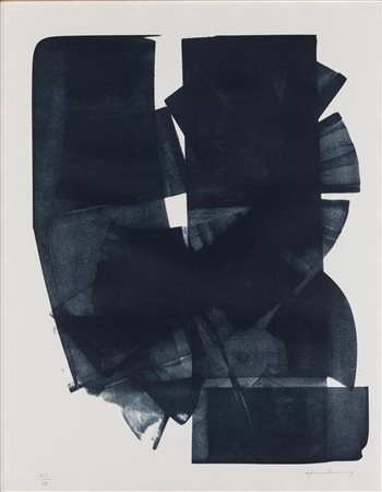 Hans Hartung (Lipsia 1904-Antibes 1989)  - Un monde ingnoré vu par Hans Hartung, 1973/74