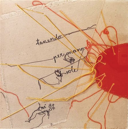 Maria Lai (Ulassai 1919-Cardedu 2013)  - Tenendo per mano il sole, 2018