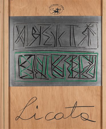 Riccardo Licata (Torino 1929-Venezia 2014)  - Senza titolo, 1976