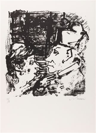 Mino Maccari (Siena 1898-Roma 1989)  - Senza titolo