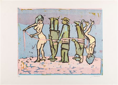 Mino Maccari (Siena 1898-Roma 1989)  - Senza titolo