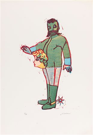 Mino Maccari (Siena 1898-Roma 1989)  - Senza titolo