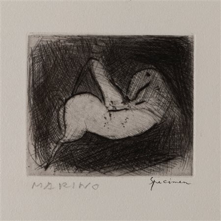 Marino Marini (Pistoia 1901-Viareggio 1980)  - Piccolo cavaliere