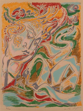 Andrè Masson (Balagny sur Thérain 1896-Parigi 1987)  - Senza titolo