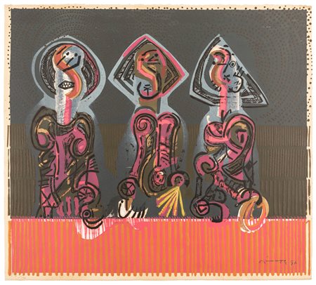 Josè Ortega (Arroba de los Montes 1921-Parigi 1990)  - Senza titolo