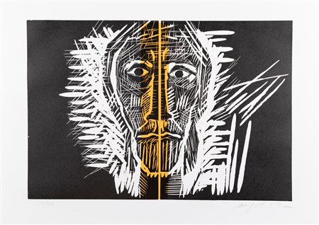 Mimmo Paladino (Paduli 1948)  - Senza titolo