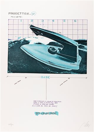 Fabrizio Plessi (Reggio Emilia 1940)  - Stira onde