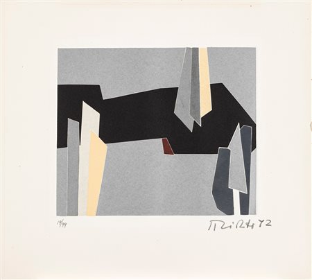 Hans Richter (Berlino 1888-Locarno 1976)  - Senza titolo , 1972
