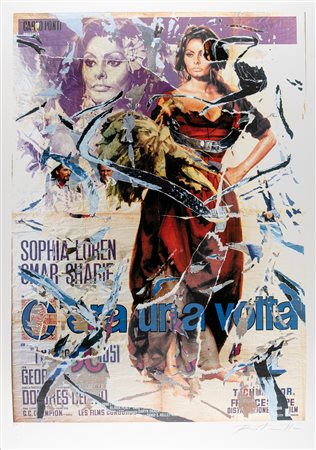 Mimmo Rotella (Catanzaro 1918-Milano 2006)  - C'era una volta