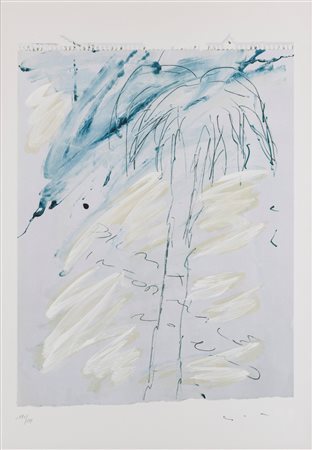 Mario Schifano (Homs 1934-Roma 1998)  - Palma informale