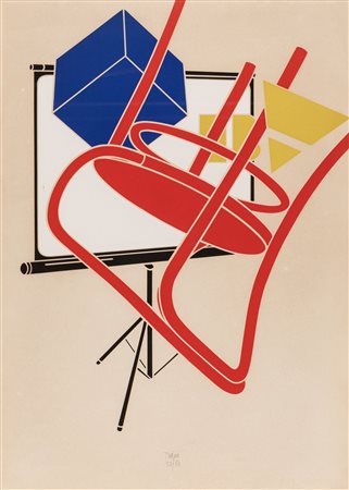 Emilio Tadini (Milano 1927-2002)  - Senza titolo