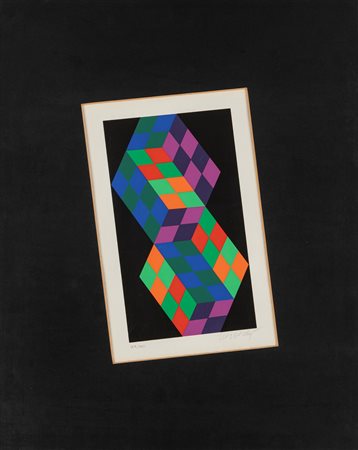 Victor Vasarely (Pécs 1906-Parigi 1997)  - Senza titolo