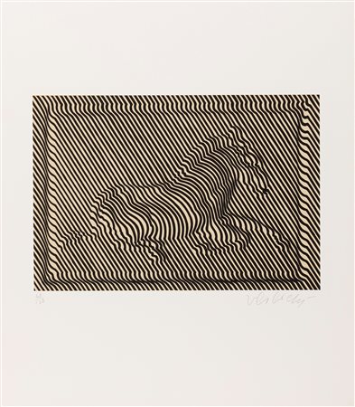Victor Vasarely (Pécs 1906-Parigi 1997)  - Zebra