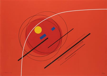 Luigi Veronesi (1908-1998)  - Composizione rossa, 1937-1984