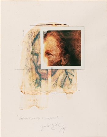 Paolo Gioli (1942-2022)  - Van Gogh dietro il quadrato, 1981